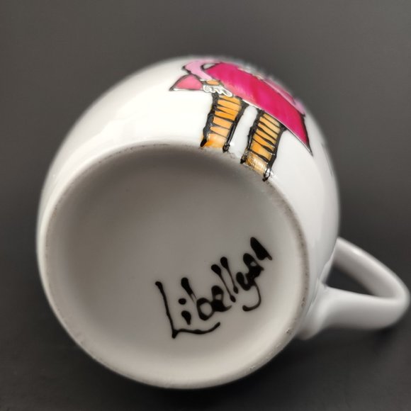 Ceramic Coffee Mug Hand Painted Signed - Picture 4 of 8